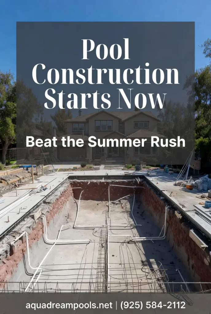 Pool Construction Starts Now